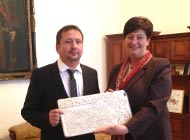 Marina Medarić u Pešti