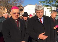 Župan Komadina i nadbiskup Devčić